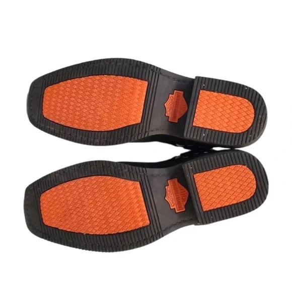 Harley-Davidson Galinda Black Leather Harness Motorcycle Boots D83254 - Picture 6 of 12